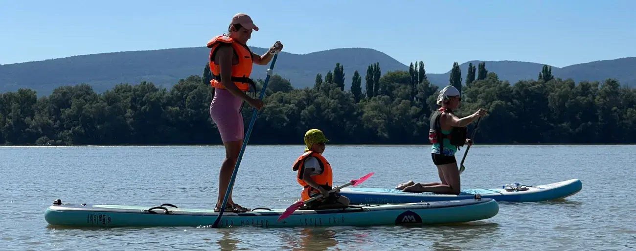 Kezdő SUP oktatás a Dunán