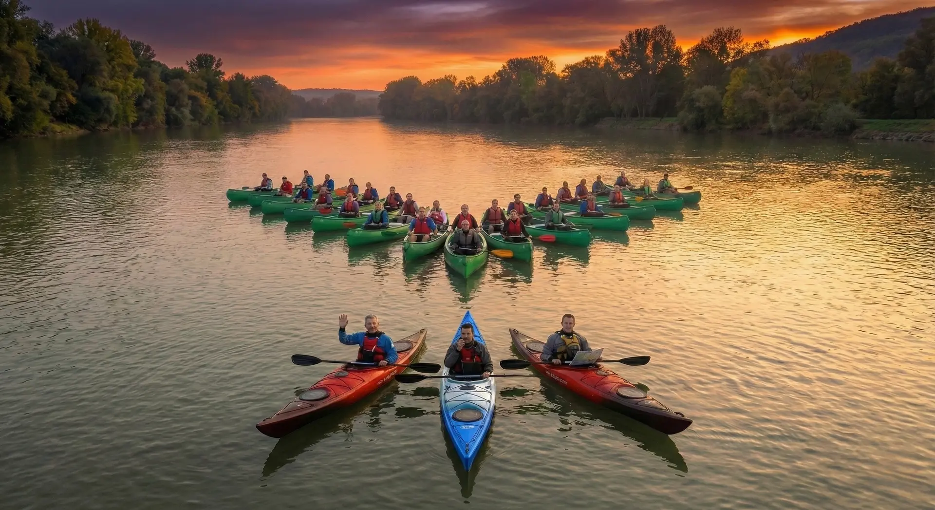 Céges csapatépítő vízitúra